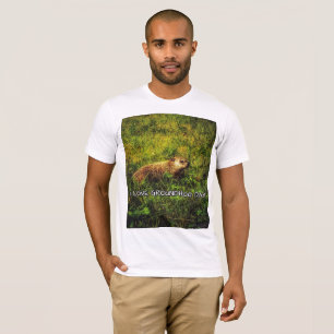 Eu amo o t-shirt do dia de Groundhog