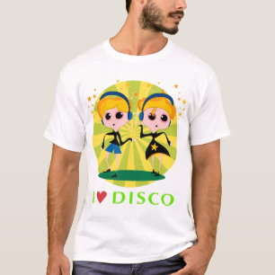 Eu amo o t-shirt do disco