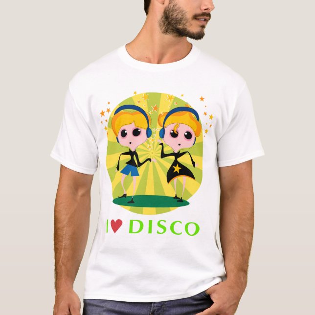 Eu amo o t-shirt do disco (Frente)