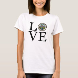 Eu amo o t-shirt do mercado dos fazendeiros
