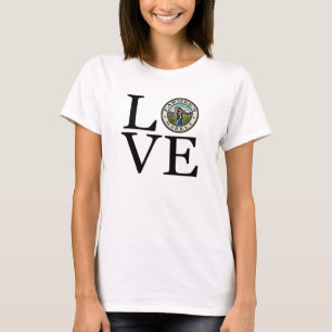 Eu amo o t-shirt do mercado dos fazendeiros