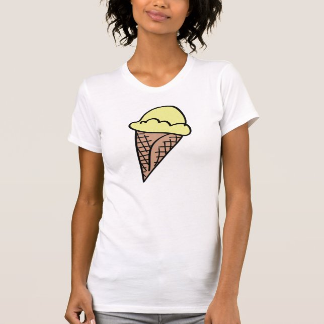 Eu amo o t-shirt do sorvete (Frente)