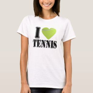 Eu amo o t-shirt do tênis