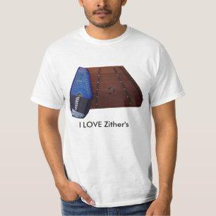 EU AMO o t-shirt do Zither