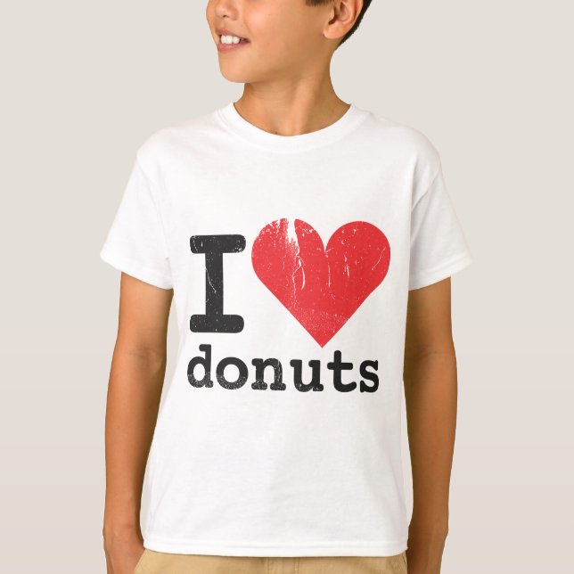Eu amo o t-shirt dos miúdos das rosquinhas (Frente)