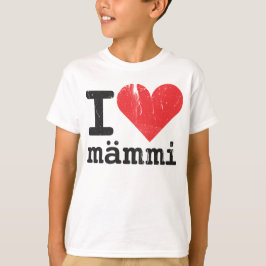 Eu amo o t-shirt dos miúdos de Mämmi