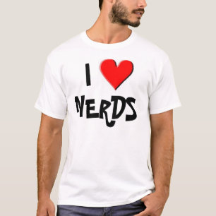 Eu amo o t-shirt dos nerd