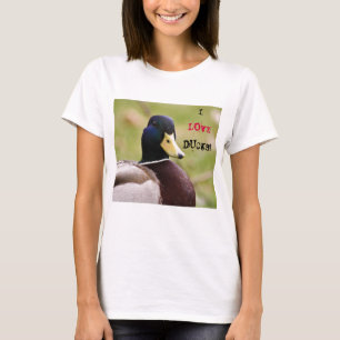 Eu amo o t-shirt dos patos