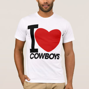 Eu amo o t-shirt dos vaqueiros