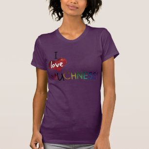 Eu amo o t-shirt inspirado do brilho do MUCHNESS