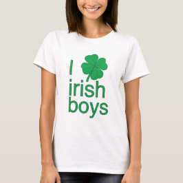 Eu amo o t-shirt irlandês dos meninos
