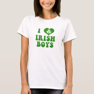 Eu amo o t-shirt irlandês dos meninos