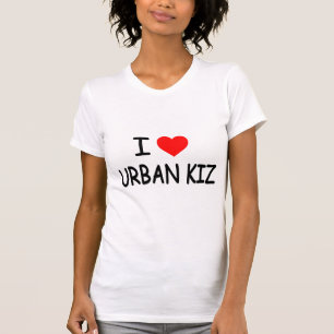 Eu amo o t-shirt urbano de Kiz - Kizomba