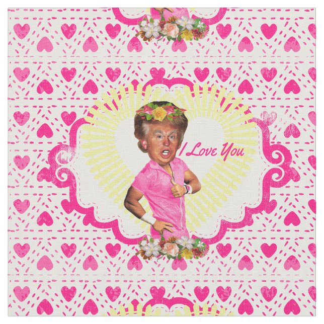 eu amo o tecido do Donald Trump (Detalhe)