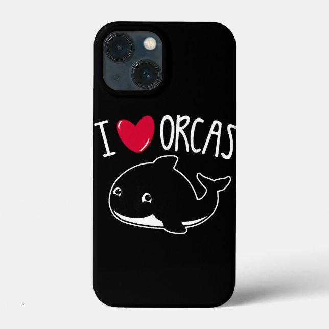 Eu Amo Orcas Engraçada Orca Matadora Baleia Fresca (Verso)