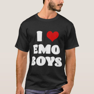 Eu Amo Os Meninos Emo Camisa Eu Corto Os Meninos E