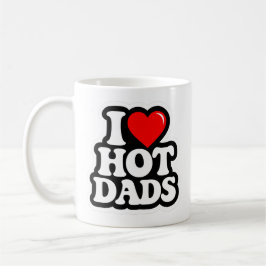 Eu Amo Pais Gatosos Caneca de Café com Coração Eng