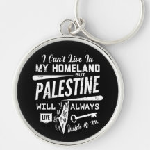 Eu Amo Palestina Minha Pátria Chaveiro personalizá