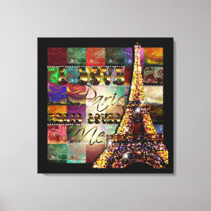 Eu Amo Paris - Canvas