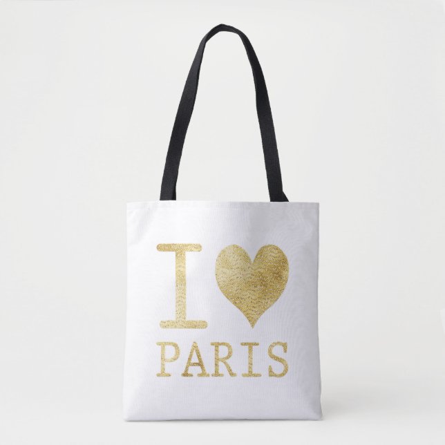 Eu Amo Paris Tote Bag (Frente)