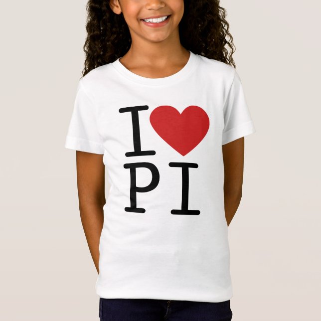 Eu amo PI (a camisa dos miúdos) (Frente)