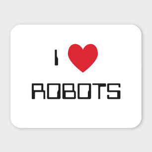 Eu amo robôs Mousepad