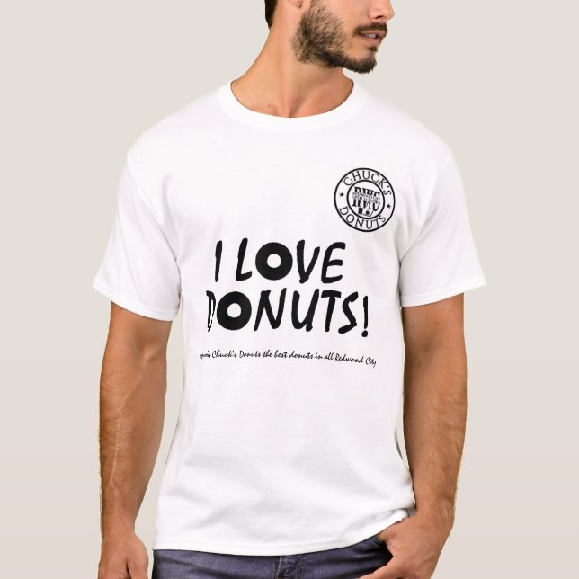 Eu amo rosquinhas dos mandris na camisa 24 de (Frente)