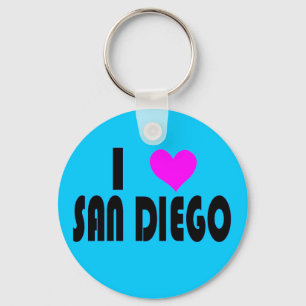 Eu amo San Diego California chaveiro