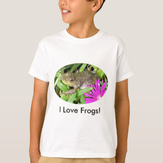 Eu amo sapos! Cartões, camisas & artigos do