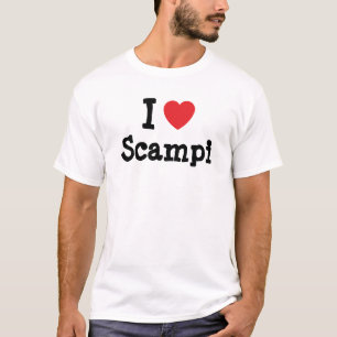 Eu amo Scampi coração T-Shirt