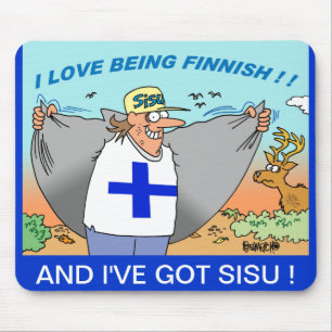 EU AMO SER MOUSEPADS FINLANDÊS