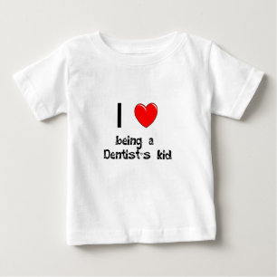 Eu amo ser t-shirt do miúdo de um dentista