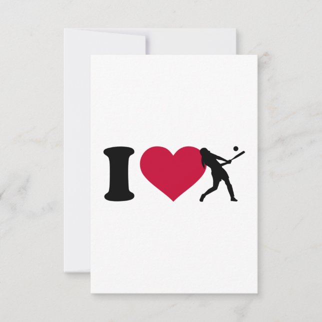 Eu amo Softball (Frente)