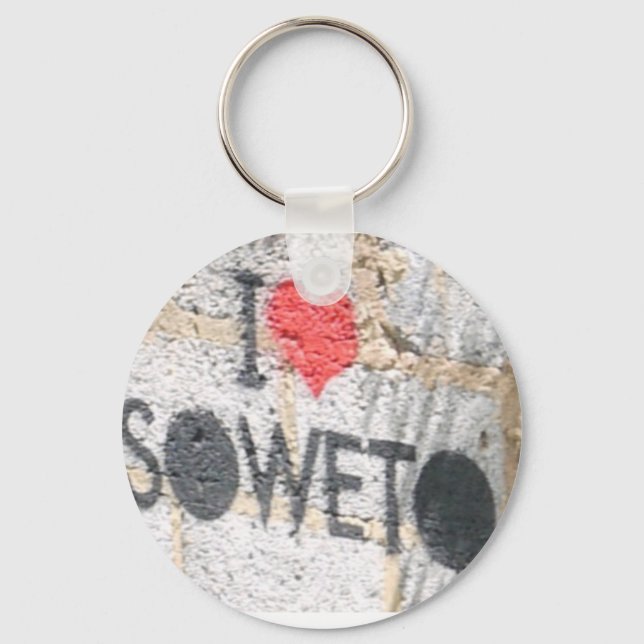 eu amo soweto chaveiro (Frente)