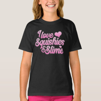Eu amo Squishies e t-shirt do limo