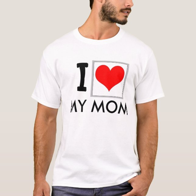 "Eu amo t-shirt da minha mamã" (Frente)