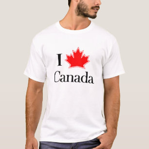 EU AMO T-SHIRT DE CANADÁ