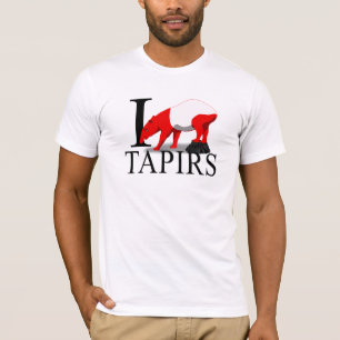 Eu amo t-shirt dos Tapirs