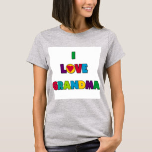 Eu amo t-shirt e presentes da avó