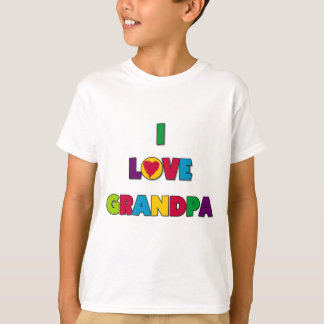Eu amo t-shirt e presentes do vovô