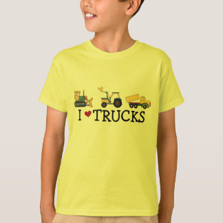 Eu amo t-shirt e presentes dos caminhões
