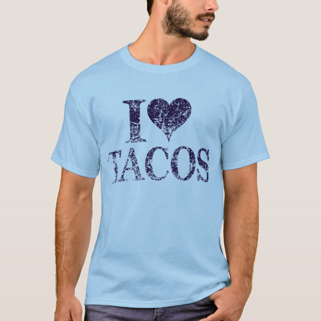 Eu amo tacos - camiseta eu amo tacos (Frente)