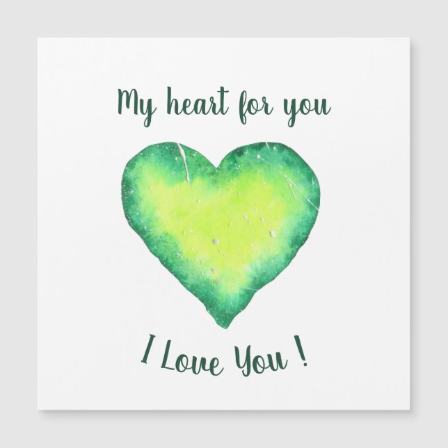 Eu Amo-Te Bastante Verde E Azul, Aniversário (Frente)