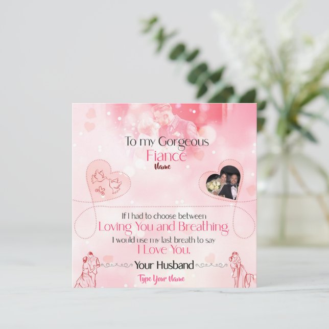 Eu Amo-Te Presente Para Ela (Em pé/Frente)