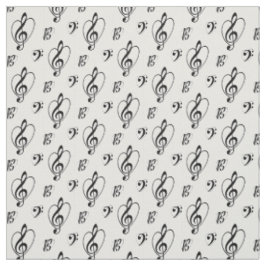 "Eu amo tecido dos Clefs"