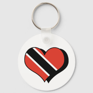 Eu amo Trinidad e Tobago Chaveiro