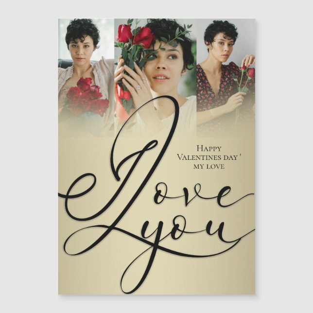 Eu Amo Você Elegante Foto de Dia dos Namorados em  (Frente)