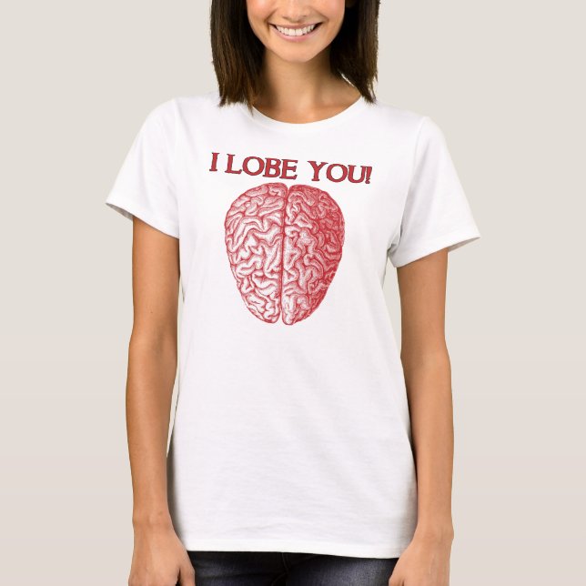 Eu Amo Você Geek Nerd Amor Camiseta Engraçada (Frente)