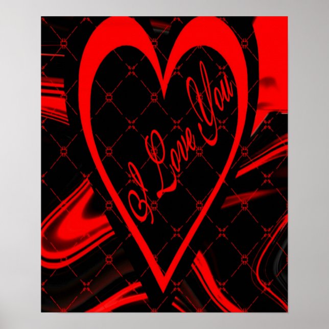 Eu Amo Você Poster (Frente)