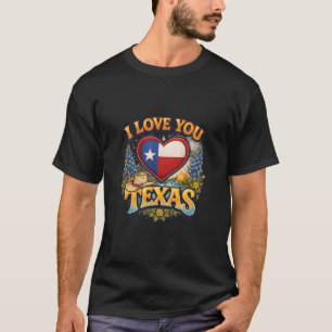 Eu Amo Você Texas ❤️ – Camiseta Vintage Estilo Wes